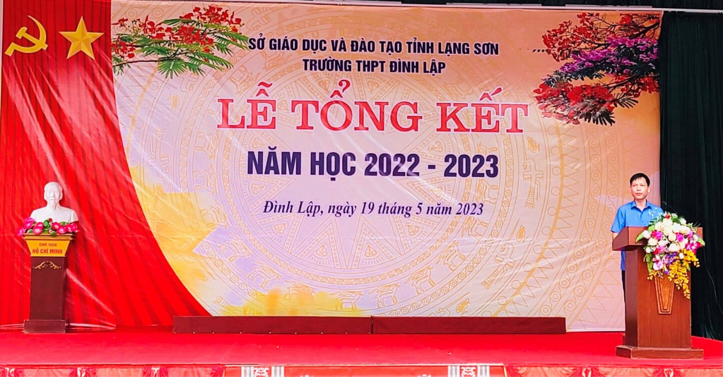 LỄ TỔNG KẾT NĂM HỌC 2022-2023 TRƯỜNG THPT ĐÌNH LẬP