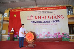 LỄ KHAI GIẢNG NĂM HỌC 2022-2023 TRƯỜNG THPT ĐÌNH LẬP