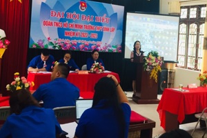 ĐẠI HỘI ĐOÀN TNCS HỒ CHÍ MINH TRƯỜNG THPT ĐÌNH LẬP NHIỆM KỲ 2022- 2023