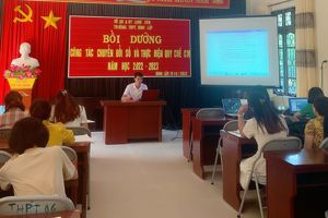 BỒI DƯỠNG CÔNG TÁC CHUYỂN ĐỔI SỐ VÀ THỰC HIỆN QUY CHẾ  CHUYÊN MÔN NĂM HỌC 2022 – 2023