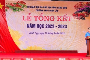 LỄ TỔNG KẾT NĂM HỌC 2022-2023 TRƯỜNG THPT ĐÌNH LẬP