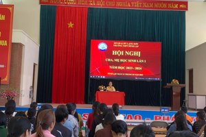 HỘI NGHỊ CHA, MẸ HỌC SINH LẦN I NĂM HỌC 2023- 2024