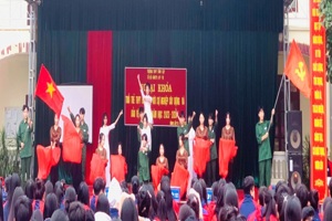 NGOẠI KHÓA “TUỔI TRẺ TRƯỜNG THPT HUYỆN ĐÌNH LẬP VỚI SỰ NGHIỆP XÂY DỰNG BẢO VỆ TỔ QUỐC”
