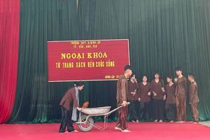 NGOẠI KHÓA TỔ VĂN - ANH - ĐỊA VỚI CHỦ ĐỀ:  “TỪ TRANG SÁCH ĐẾN CUỘC SỐNG” NĂM HỌC 2024-2025