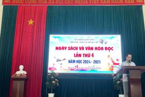 TRƯỜNG THPT HUYỆN ĐÌNH LẬP HƯỞNG ỨNG NGÀY SÁCH VÀ VĂN HÓA ĐỌC VIỆT NAM  LẦN THỨ IV – NĂM 2025 VỚI CHỦ ĐỀ “SÁCH – CÁNH CỬA TRI THỨC”