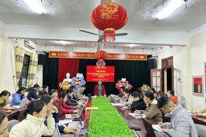 CHI BỘ TRƯỜNG THPT ĐÌNH LẬP TỔ CHỨC HỘI NGHỊ KIỂM ĐIỂM, ĐÁNH GIÁ TẬP THỂ VÀ ĐẢNG VIÊN NĂM 2025
