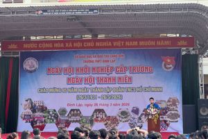 SÔI NỔI CHUỖI HOẠT ĐỘNG CHÀO MỪNG NGÀY THÀNH LẬP ĐOÀN TẠI TRƯỜNG THPT ĐÌNH LẬP